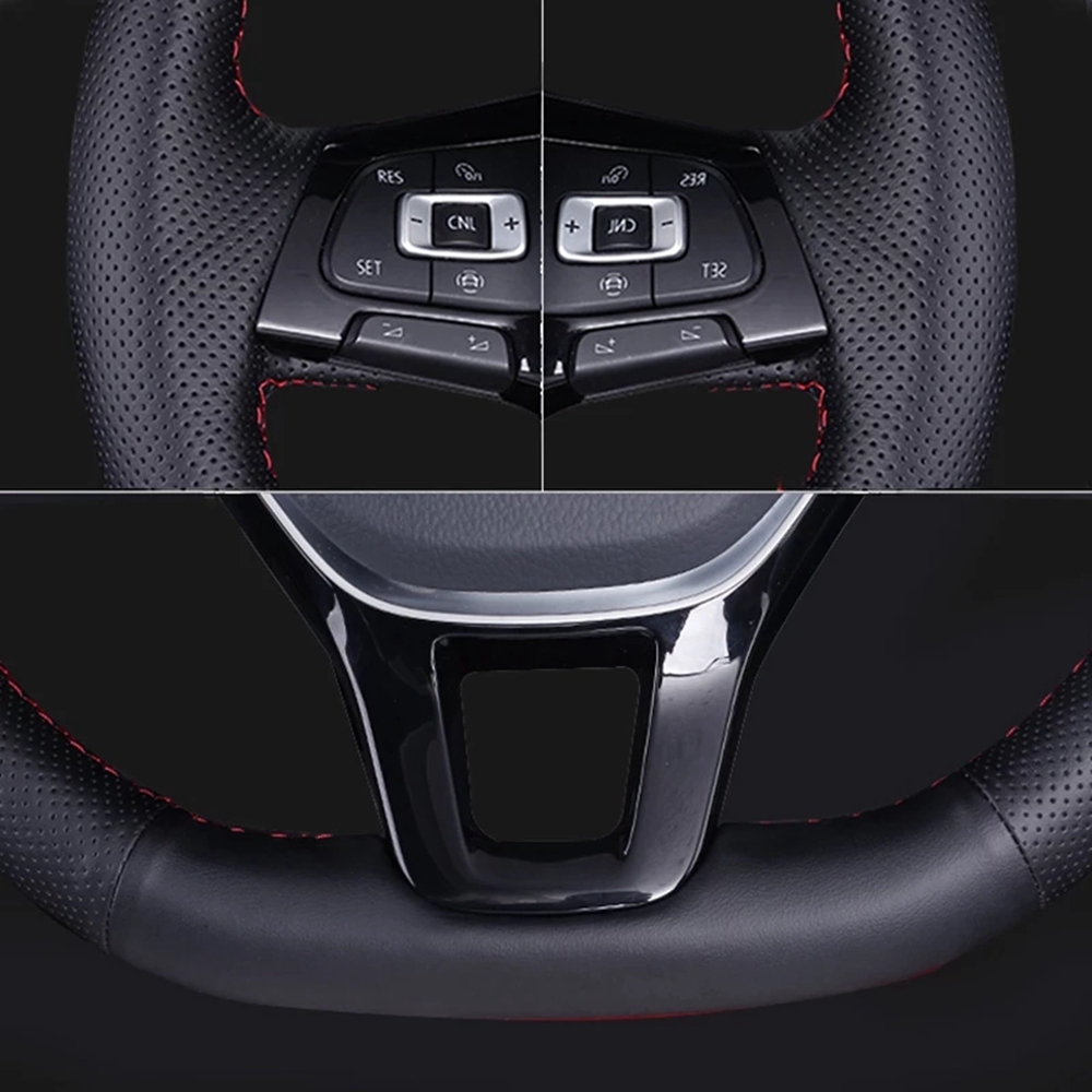 DIY Customized For KIA K5 DL3  - đánh giá và giá Car Steering Wheel Cover Anti Slip Breathable