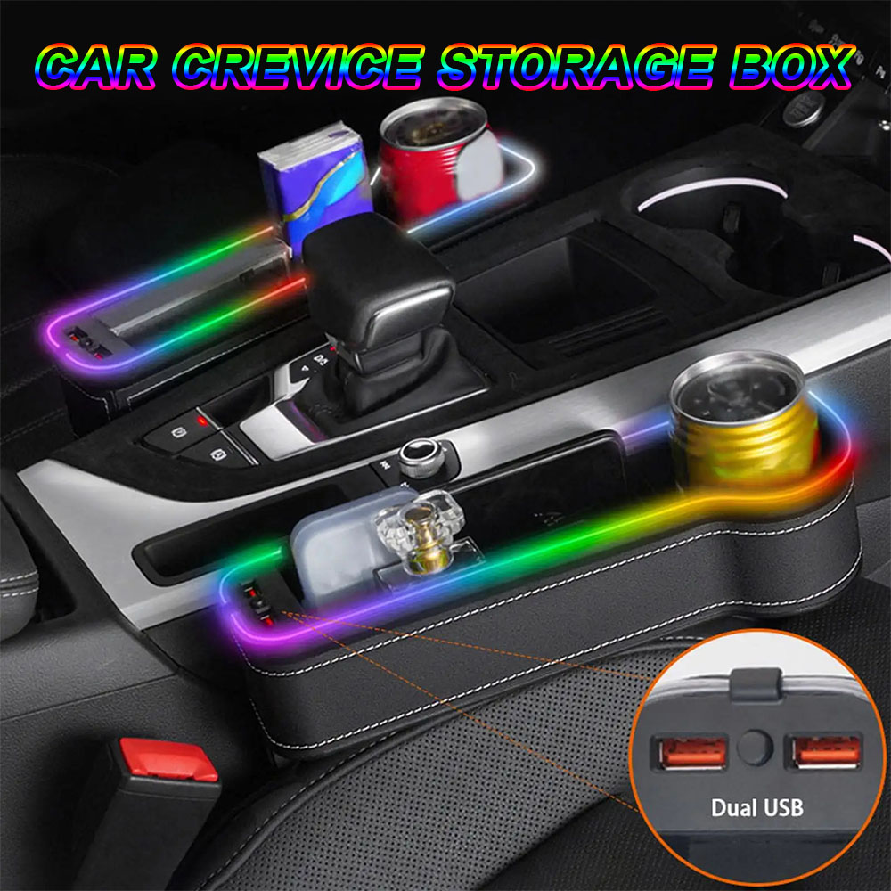 Car Crevice Storage Organizer  - đánh giá và giá Seat Gap Filler Organizer With Usb Charger