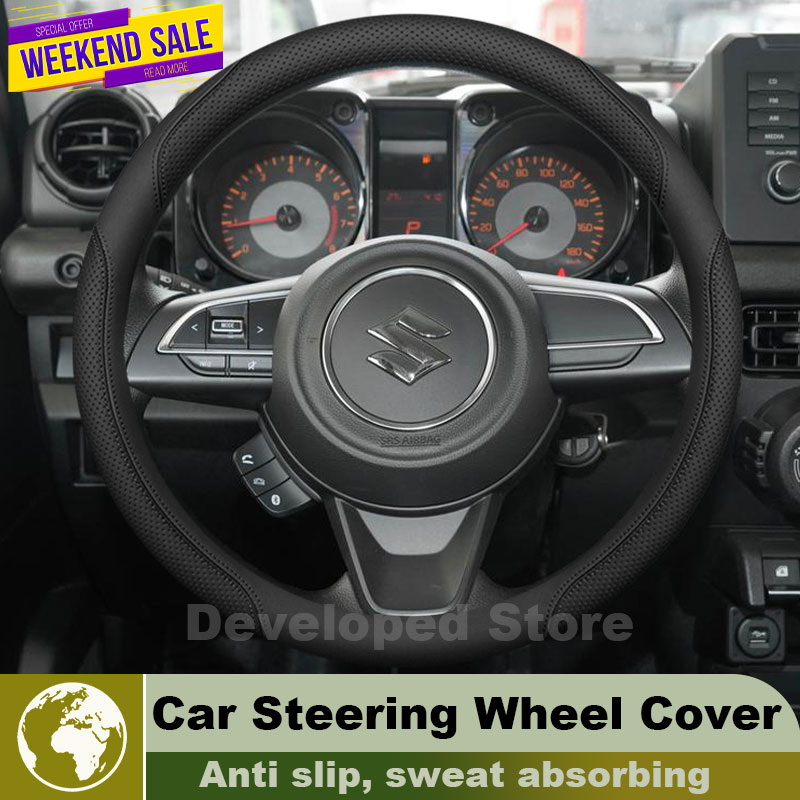 Leather Car Steering Wheel Cov - đánh giá và giá Car Steering Wheel Cover Anti Slip Breathable
