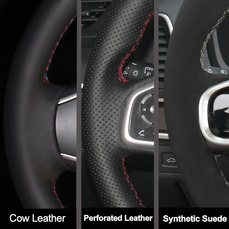 For Kia Sorento 2003-2009 Hand - đánh giá và giá Car Steering Wheel Cover Anti Slip Breathable