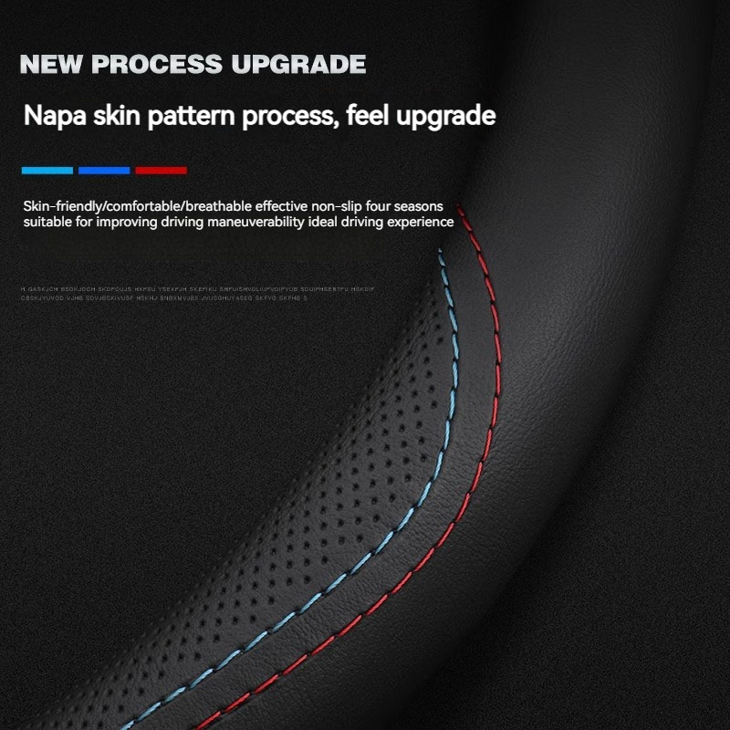 Leather Car Steering Wheel Cov - đánh giá và giá Car Steering Wheel Cover Anti Slip Breathable