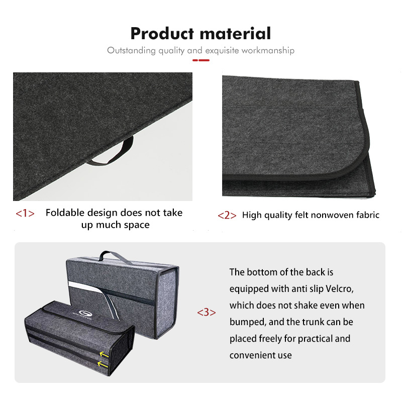 For GAC MOTOR Foldable Felt Ca - đánh giá và giá Car Trunk Organizer Foldable Storage Box