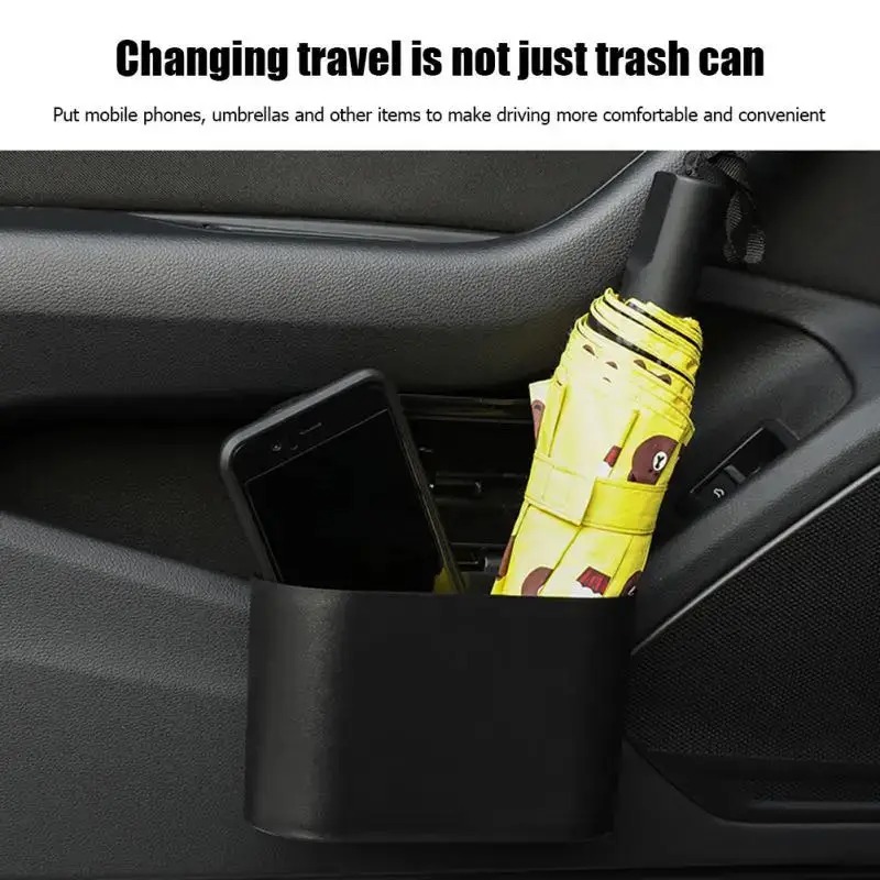 Mini Car Trash Can with Push-O - đánh giá và giá Waterproof Car Trash Can With Lid