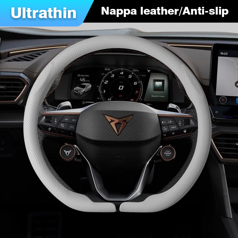 Compatible with Cupra Tavascan - đánh giá và giá Car Steering Wheel Cover Anti Slip Breathable