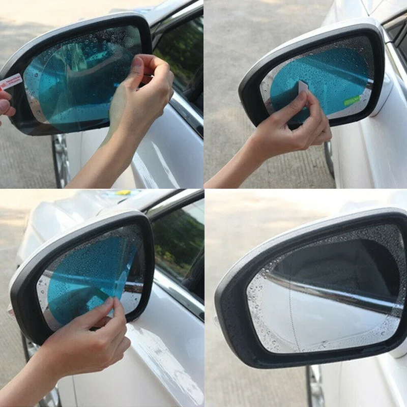 2PCS Car Sticker Rainproof Fil - đánh giá và giá Anti Glare Car Rearview Mirror Film