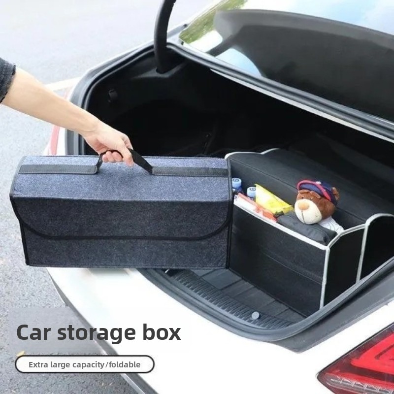 Car Trunk Storage Box Felt Fol - đánh giá và giá Car Trunk Organizer Foldable Storage Box