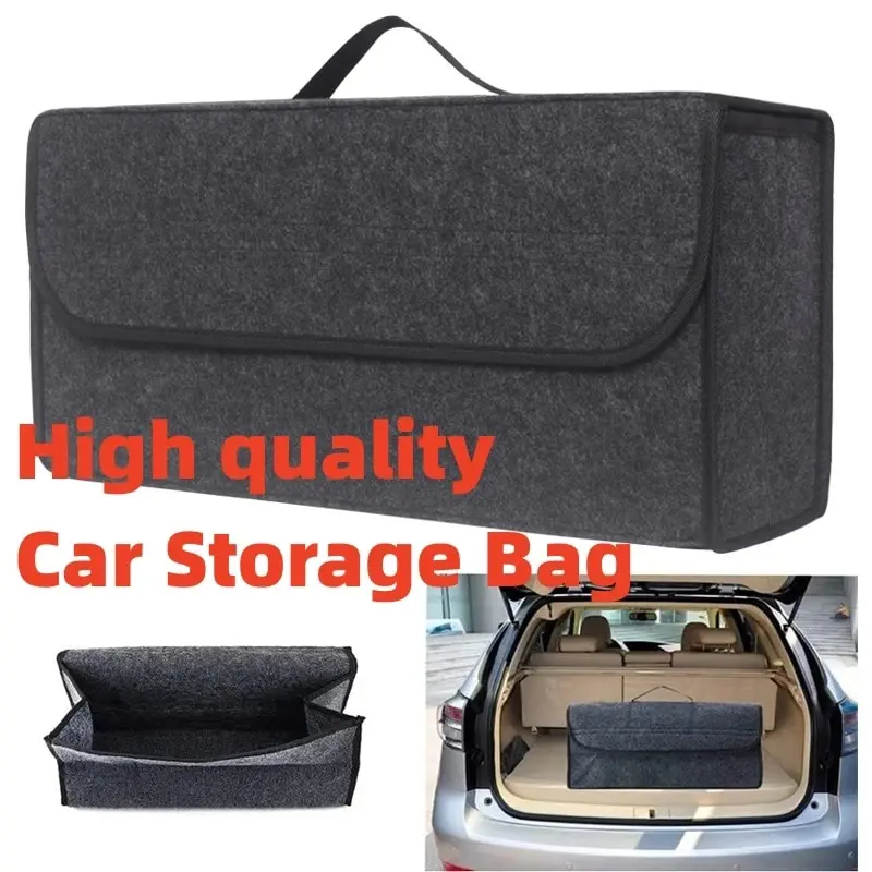 Car Trunk Storage Box Felt Fol - đánh giá và giá Car Trunk Organizer Foldable Storage Box