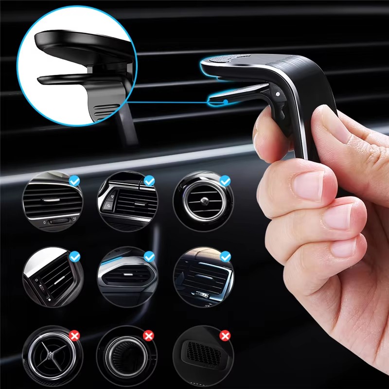 Magnetic Car Phone Holder Air  - đánh giá và giá Magnetic Phone Holder For Car Vent