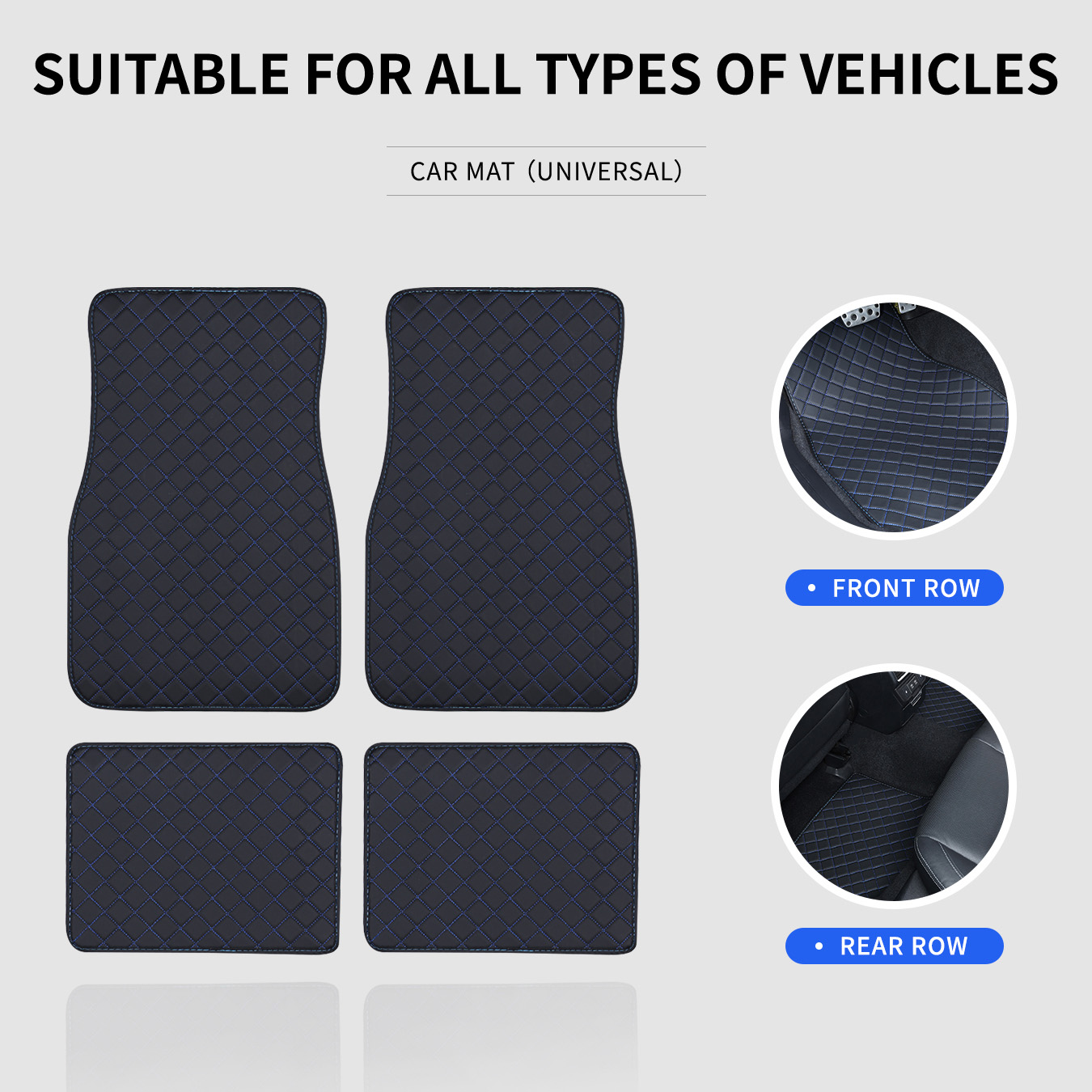Car Floor Mats Full Set Univer - đánh giá và giá Car Floor Mats Universal Waterproof Leather