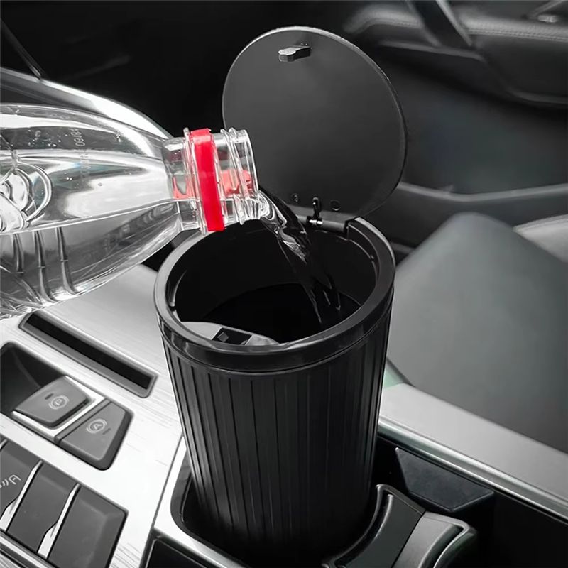 A60E-Press Type Car Trash Can  - đánh giá và giá Waterproof Car Trash Can With Lid