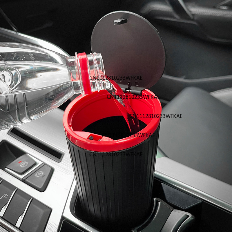Car trash can, multi-functiona - đánh giá và giá Waterproof Car Trash Can With Lid