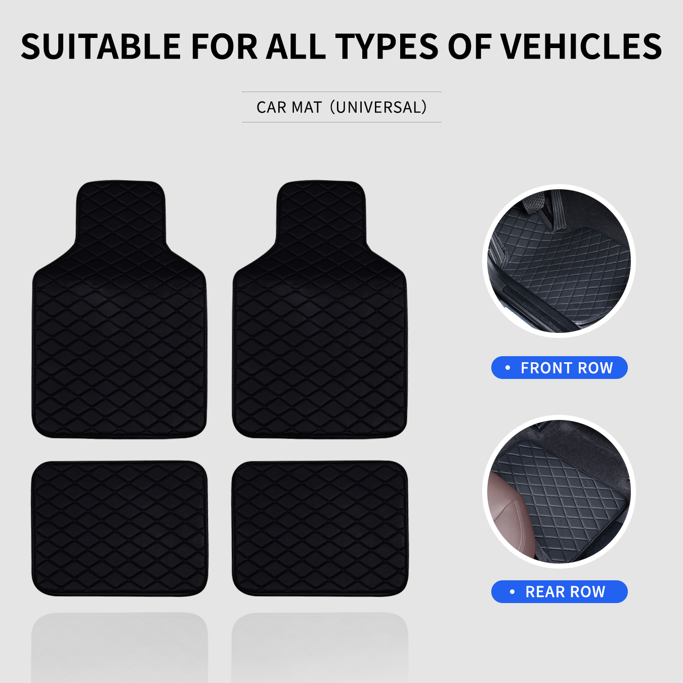 Car Floor Mats Full Set Univer - đánh giá và giá Car Floor Mats Universal Waterproof Leather