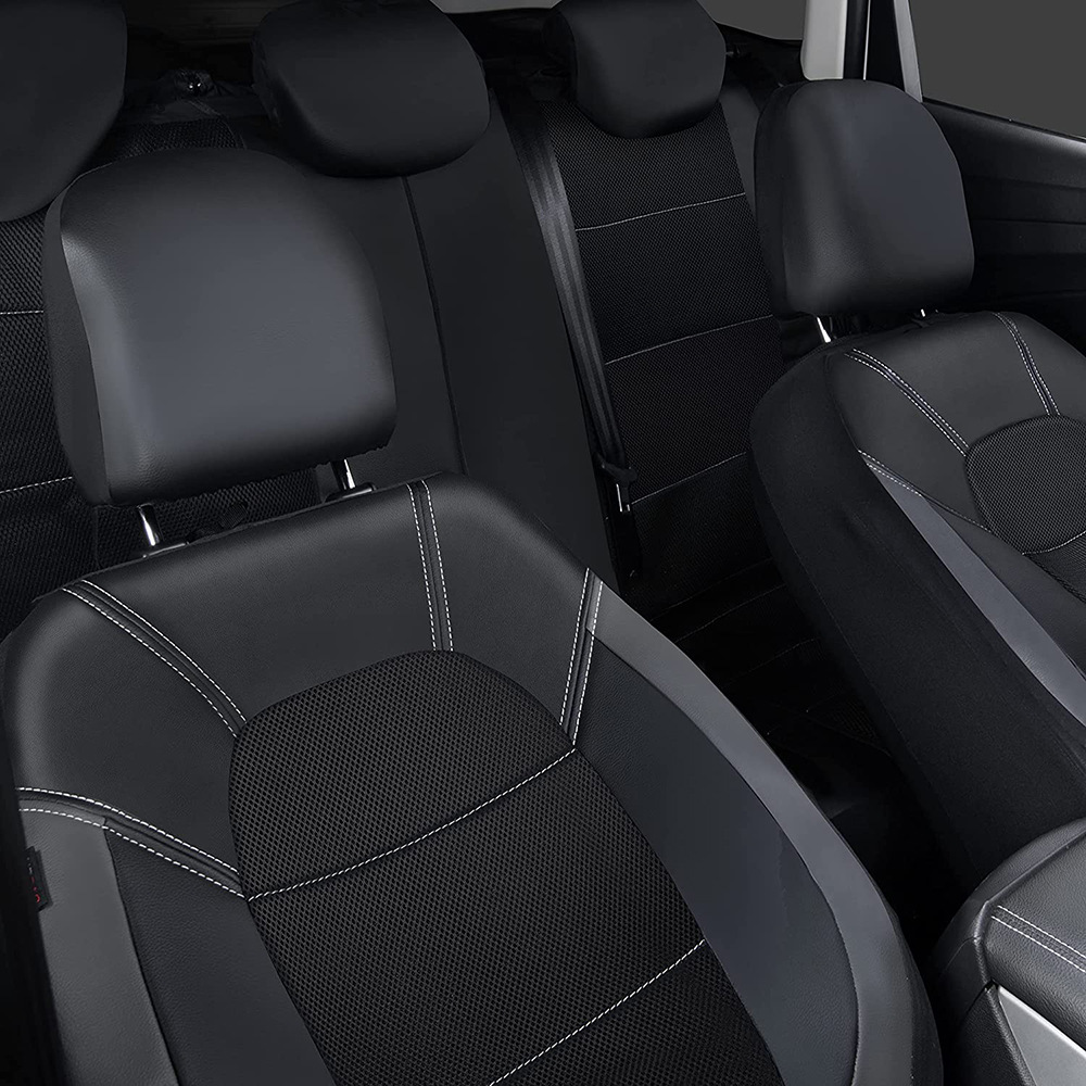 9 Pieces/set Car Seat Cover Ca - đánh giá và giá Leather Car Seat Covers Full Set Universal