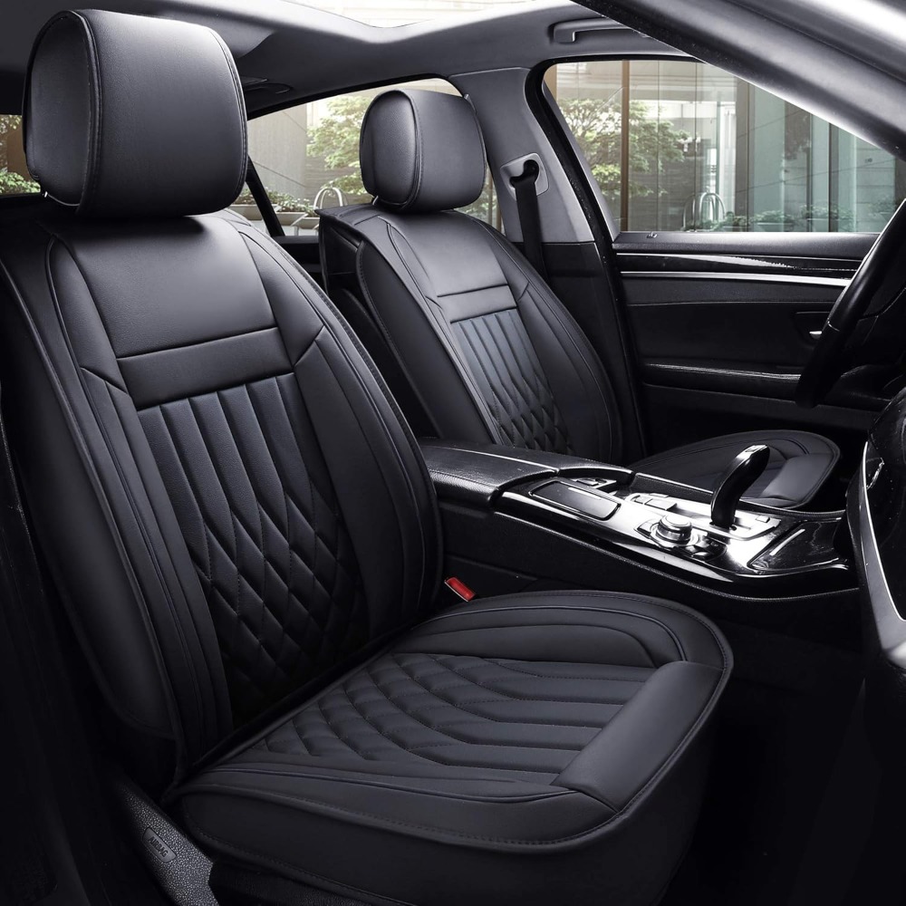 5pcs Car Seat Covers Full Set  - đánh giá và giá Leather Car Seat Covers Full Set Universal