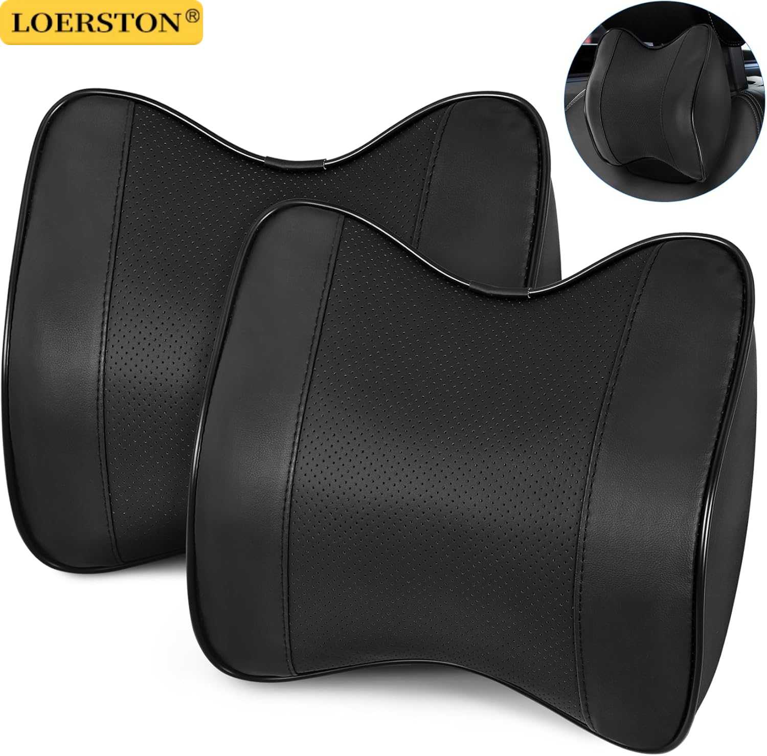 Car Neck Headrest Pillow Suppo - đánh giá và giá Memory Foam Car Neck Pillow Lumbar Support
