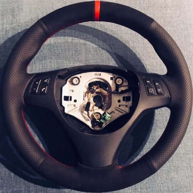 Customiz Anti-Slip Leather Sue - đánh giá và giá Car Steering Wheel Cover Anti Slip Breathable