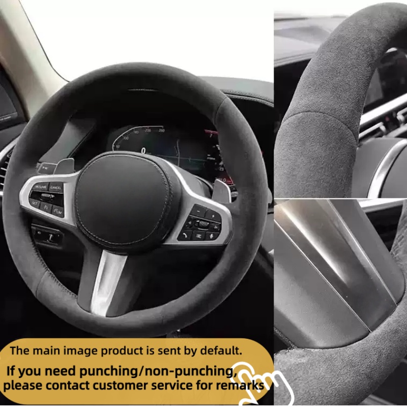 Customiz Anti-Slip Leather Sue - đánh giá và giá Car Steering Wheel Cover Anti Slip Breathable