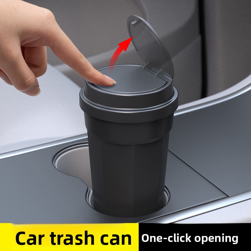 Car Trash Can Waterproof Cup H - đánh giá và giá Waterproof Car Trash Can With Lid