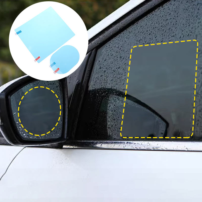 4Pcs Anti Fog Glare Rainproof  - đánh giá và giá Anti Glare Car Rearview Mirror Film