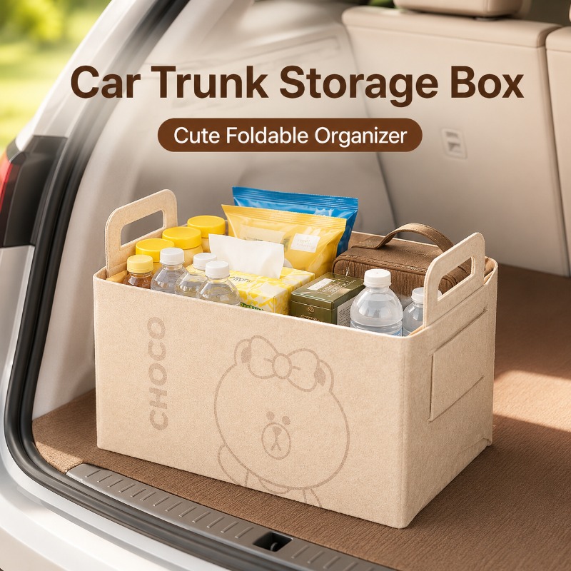 20L Large Felt Trunk Organizer - đánh giá và giá Car Trunk Organizer Foldable Storage Box
