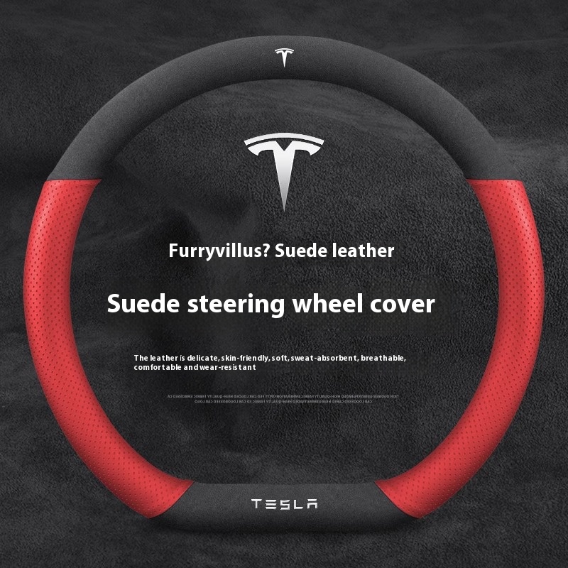 Suede Anti-slip Leather Car St - đánh giá và giá Car Steering Wheel Cover Anti Slip Breathable