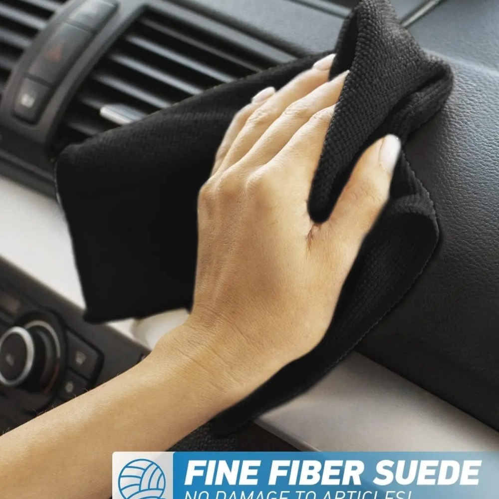 Black Microfiber Cleaning Clot - đánh giá và giá Microfiber Car Drying Towel Super Absorbent
