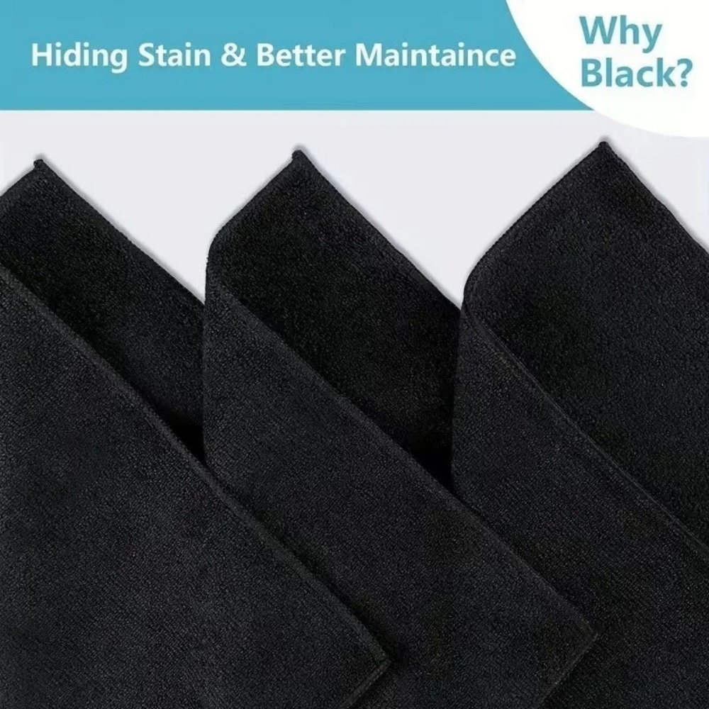 Black Microfiber Cleaning Clot - đánh giá và giá Microfiber Car Drying Towel Super Absorbent