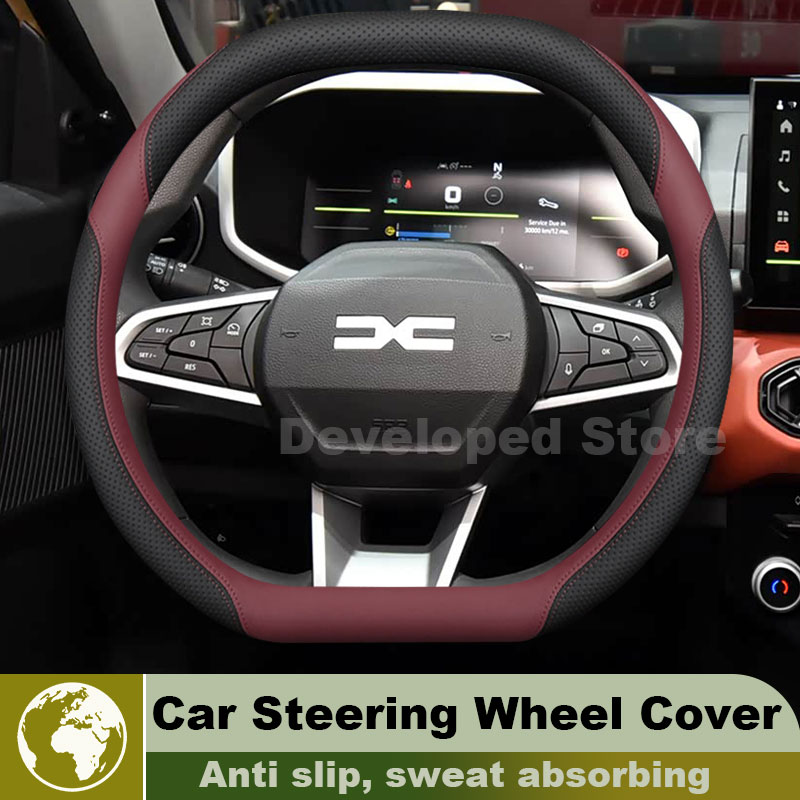 Leather Car Steering Wheel Cov - đánh giá và giá Car Steering Wheel Cover Anti Slip Breathable