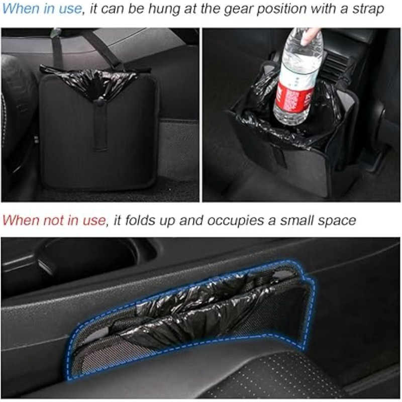 Multifuntional Waterproof Fold - đánh giá và giá Waterproof Car Trash Can With Lid