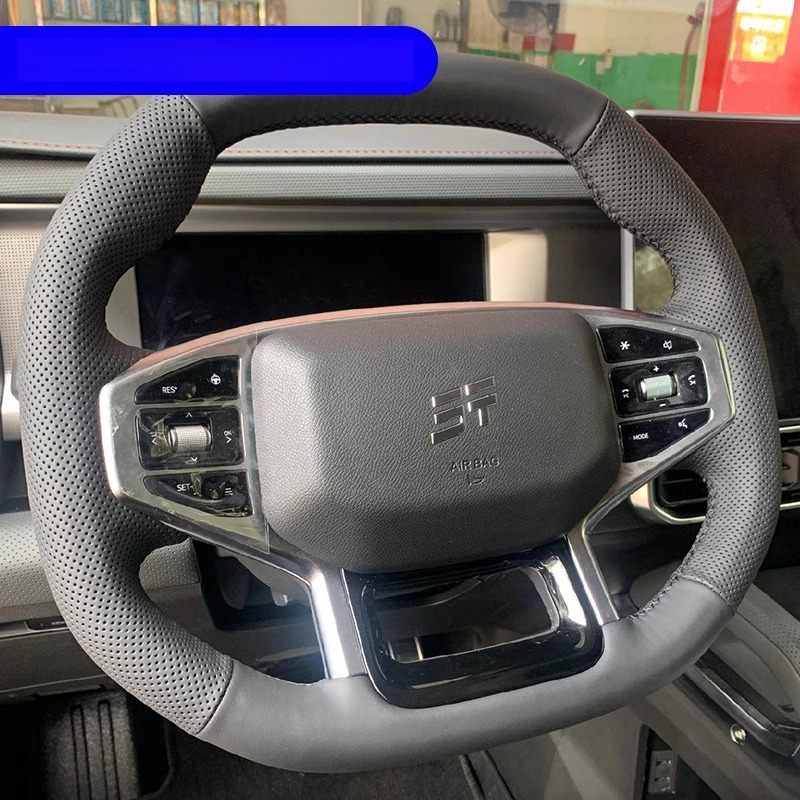 Hand Stitched wine red Black G - đánh giá và giá Car Steering Wheel Cover Anti Slip Breathable