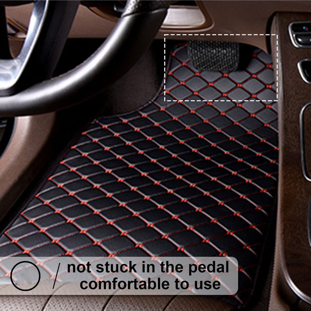5PCS/Set Leather Car Floor Mat - đánh giá và giá Car Floor Mats Universal Waterproof Leather