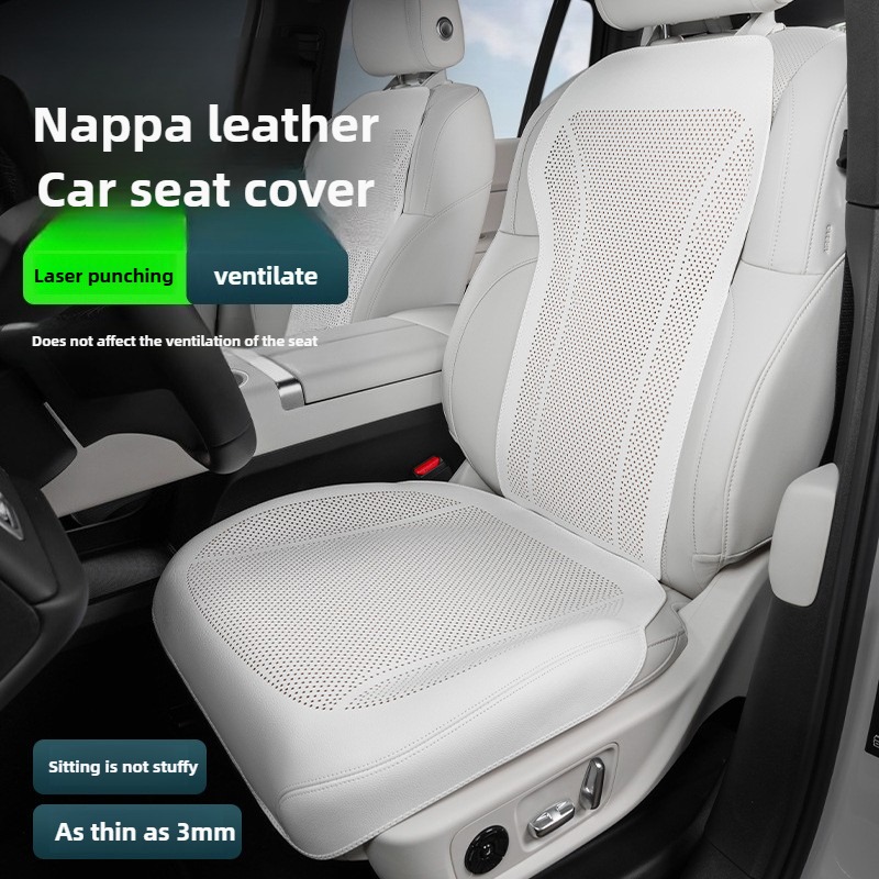 Breathable Nappa Leather Car S - đánh giá và giá Leather Car Seat Covers Full Set Universal