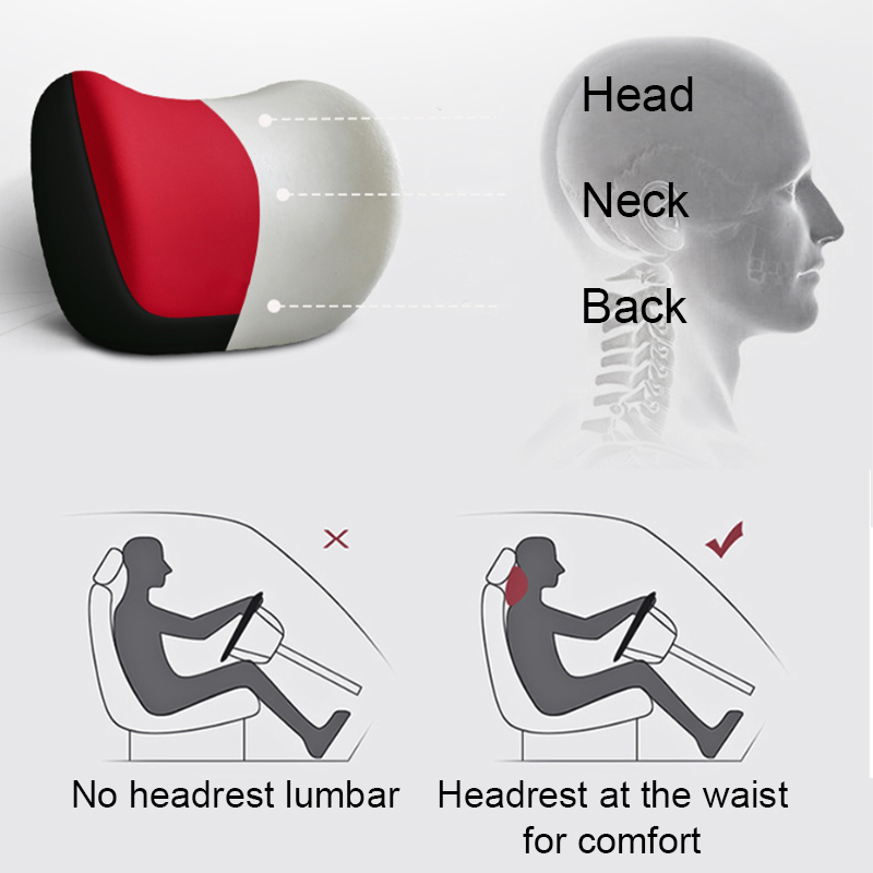 SEAMETAL Car Headrest Pillow E - đánh giá và giá Memory Foam Car Neck Pillow Lumbar Support