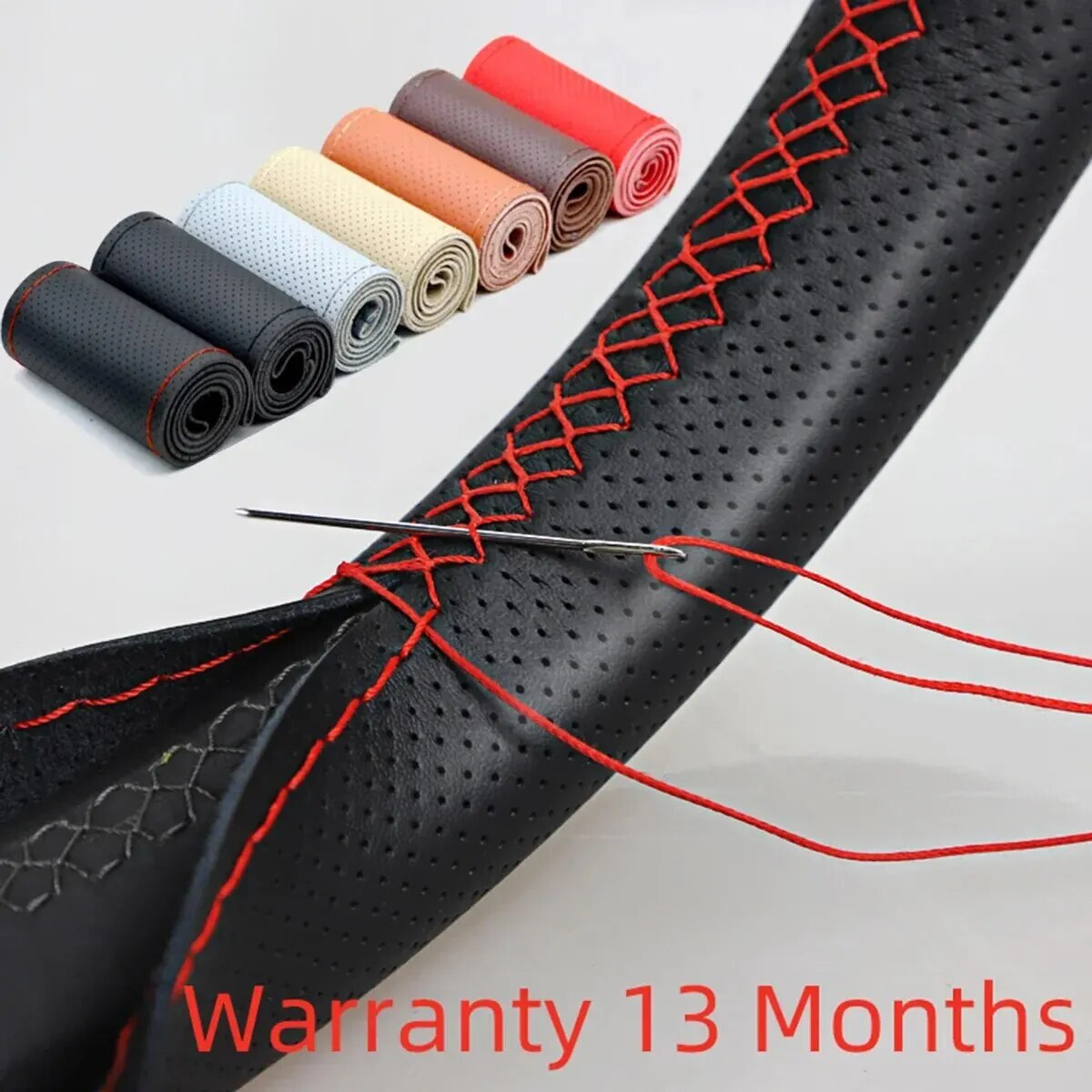 Universal Leather Car Steering - đánh giá và giá Car Steering Wheel Cover Anti Slip Breathable