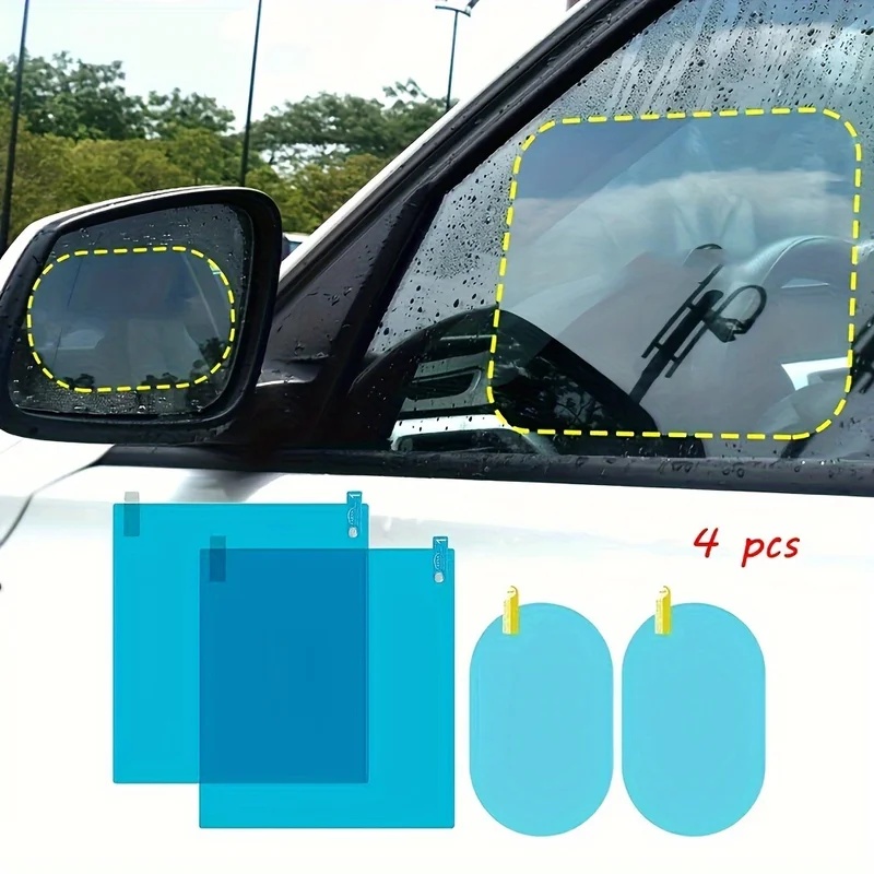 4pcs Car Rearview Mirror Prote - đánh giá và giá Anti Glare Car Rearview Mirror Film