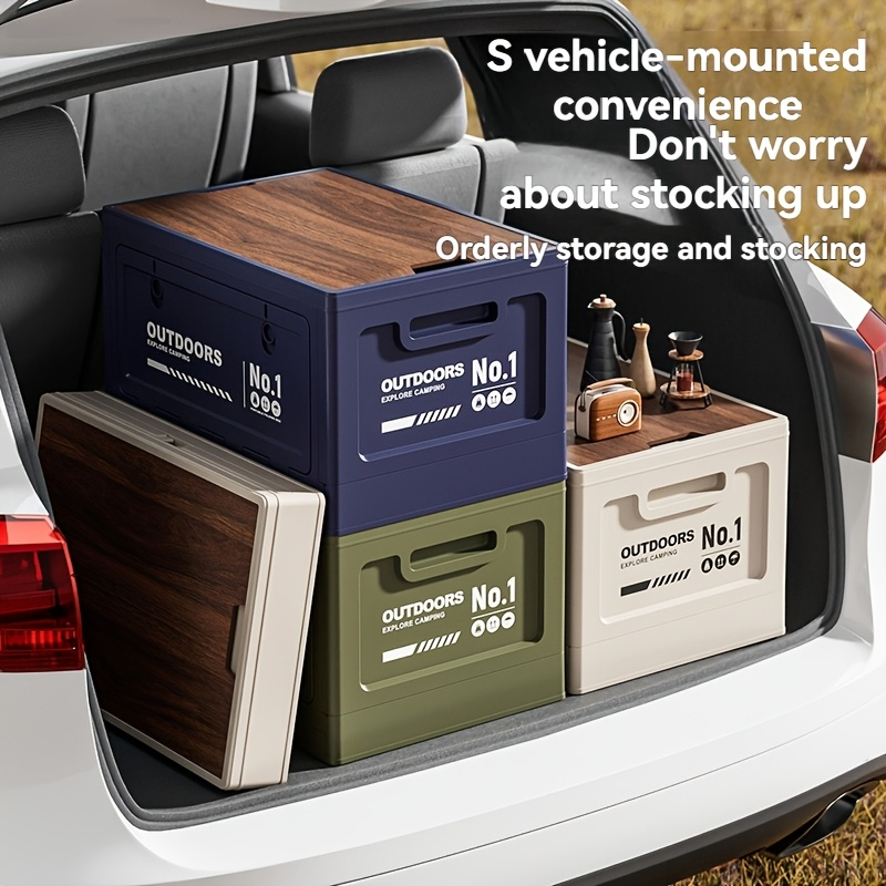 Outdoor Camping Storage Box Ca - đánh giá và giá Car Trunk Organizer Foldable Storage Box