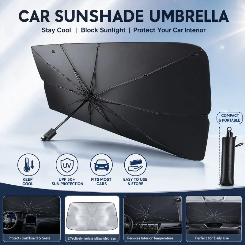 Car Windshield Sunshade Umbrel - đánh giá và giá Car Sunshade Windshield Umbrella Foldable
