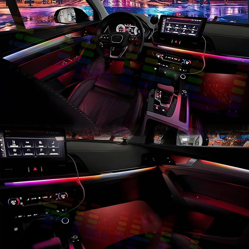 6 In1 For BMW 6ser F13 F12 F06 - đánh giá và giá Led Ambient Interior Car Lights App Control