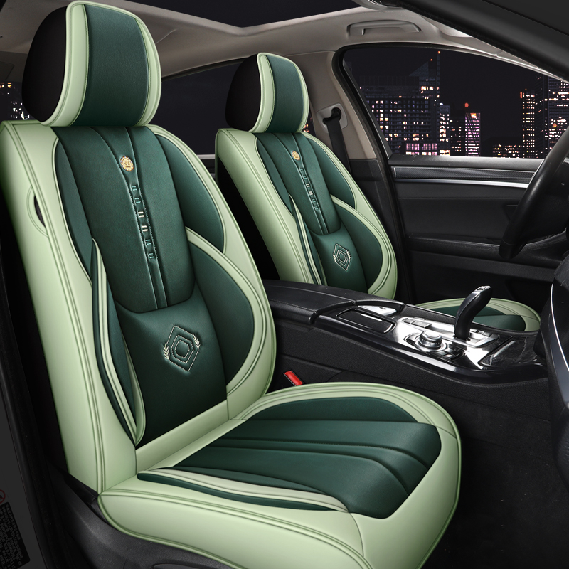 Leather Full Set Car Seat Cove - đánh giá và giá Leather Car Seat Covers Full Set Universal