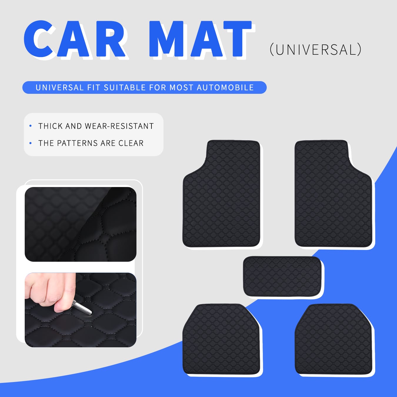 Car Floor Mats Full Set Univer - đánh giá và giá Car Floor Mats Universal Waterproof Leather