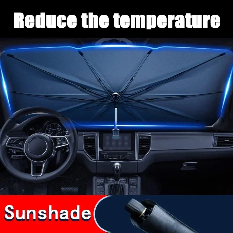 Car Umbrella Windshield Sunsha - đánh giá và giá Car Sunshade Windshield Umbrella Foldable