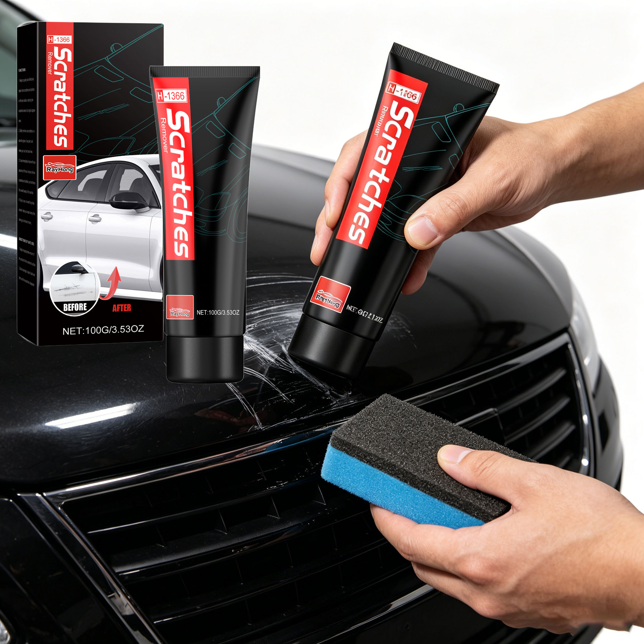 Car Scratch Removal Paste Eras - đánh giá và giá Car Scratch Repair Polishing Wax Paste