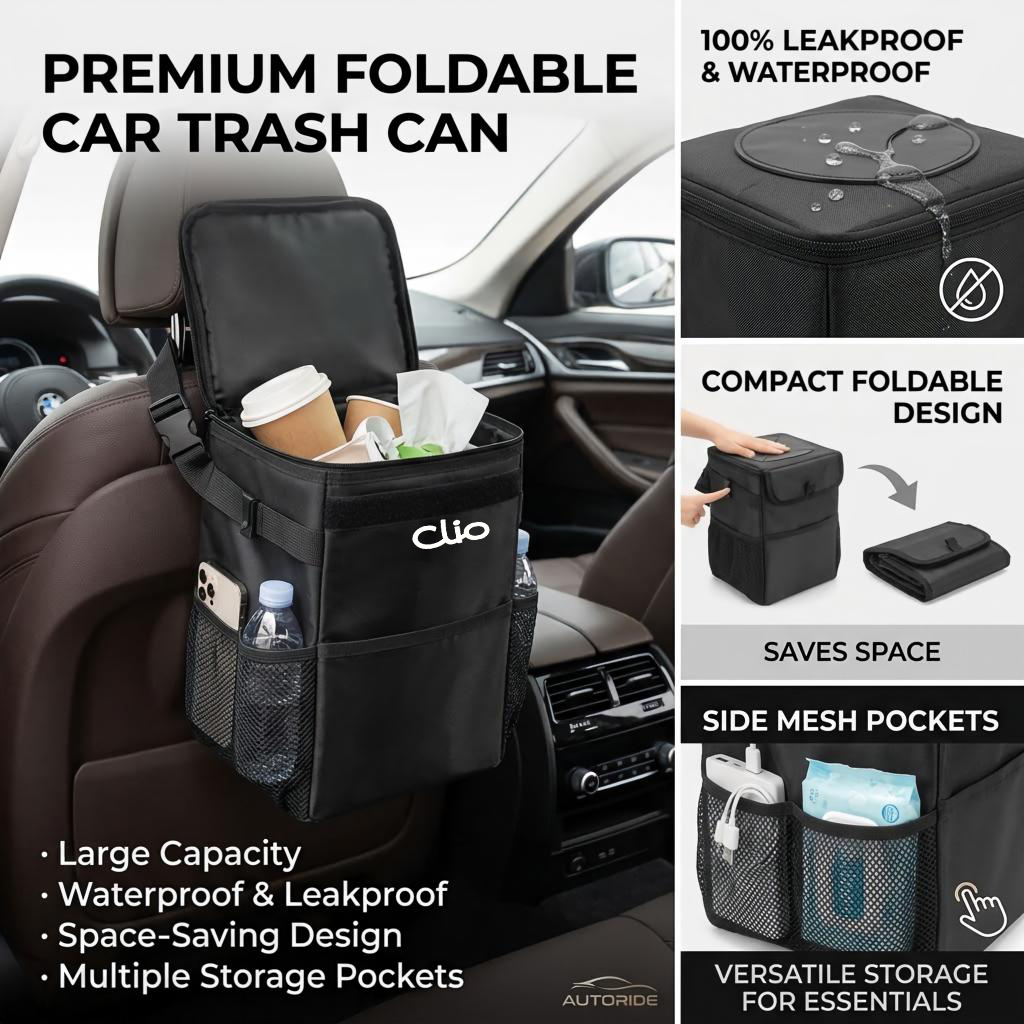 Waterproof car trash can stora - đánh giá và giá Waterproof Car Trash Can With Lid