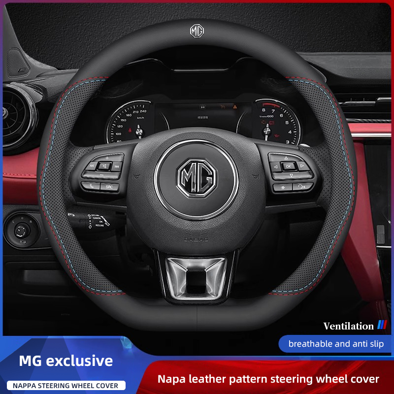 1Pcs Napa Leather Car Steering - đánh giá và giá Car Steering Wheel Cover Anti Slip Breathable
