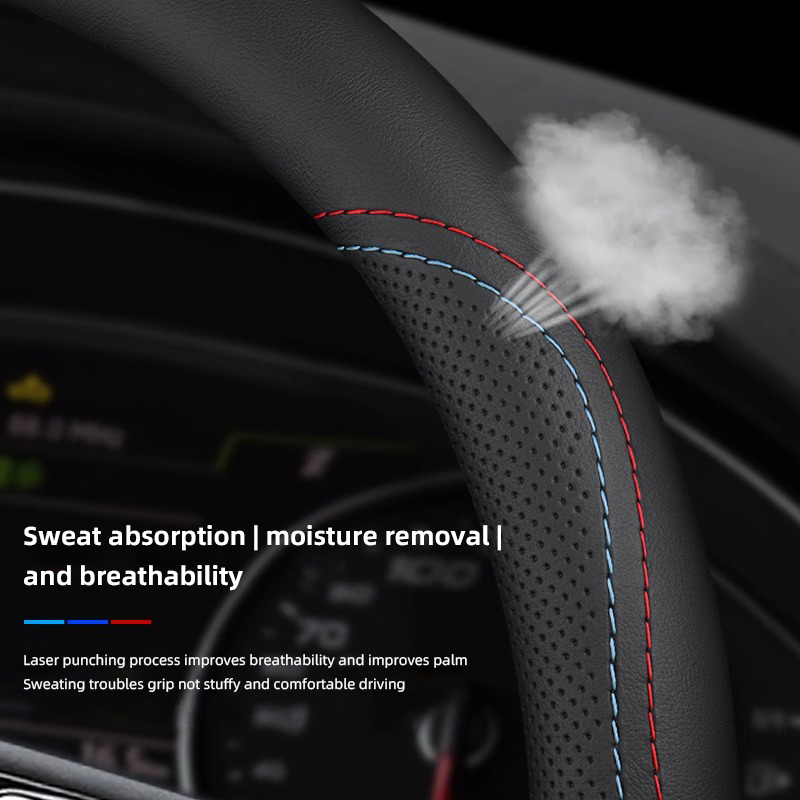 1Pcs Napa Leather Car Steering - đánh giá và giá Car Steering Wheel Cover Anti Slip Breathable