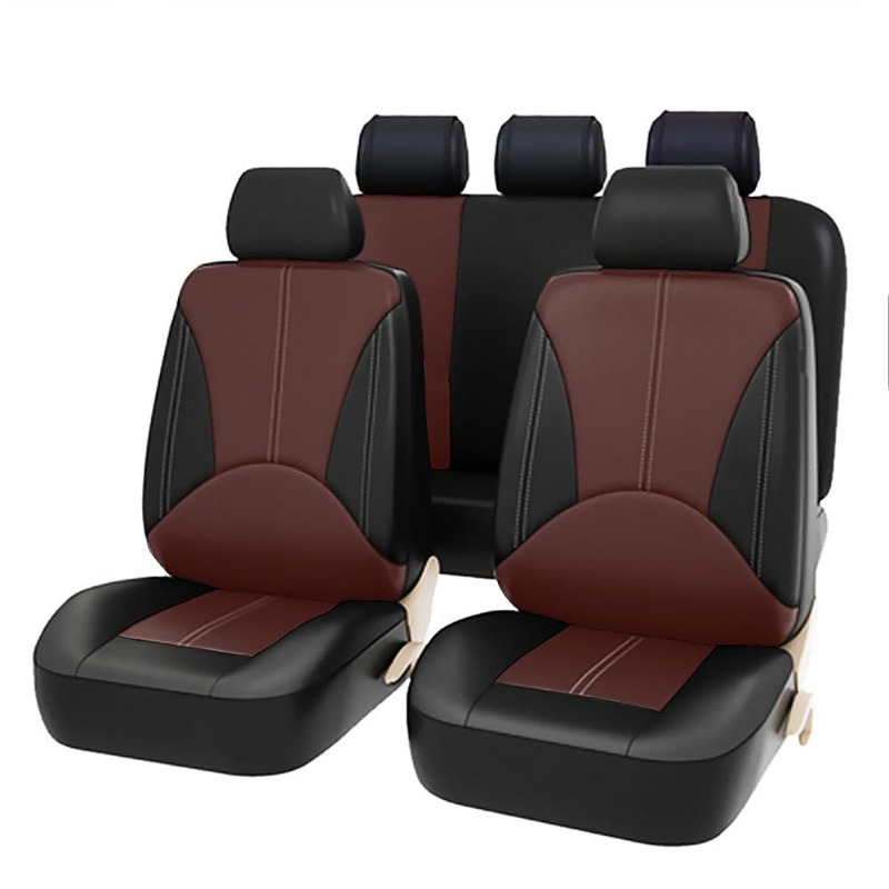 Universal Black PU Leather Car - đánh giá và giá Leather Car Seat Covers Full Set Universal