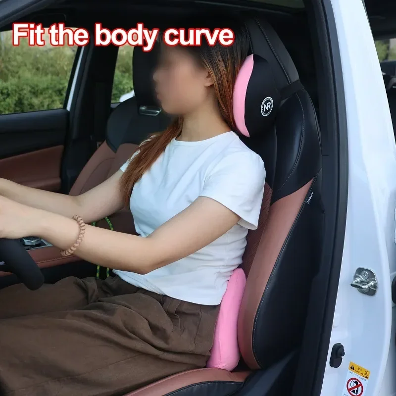 For Driving Comfort Car Back N - đánh giá và giá Memory Foam Car Neck Pillow Lumbar Support